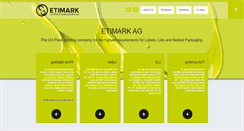 Desktop Screenshot of etimark.ch